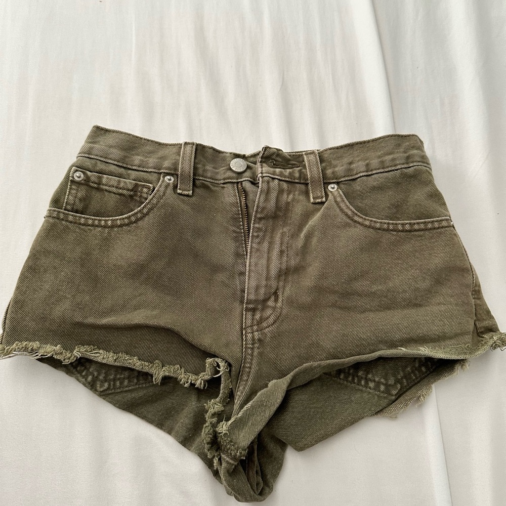 Urban Outfitters BDG Olive Green denim shorts
